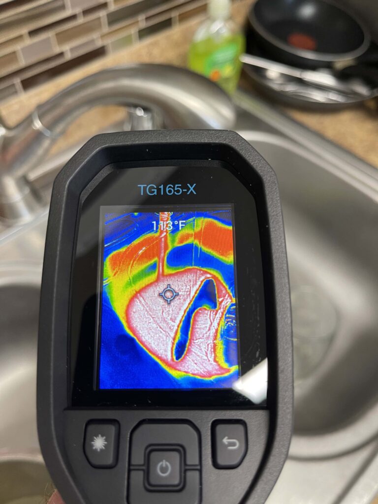 thermal image of insurance 4 point inspection